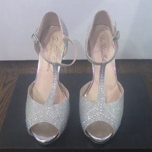 Silver High Heels